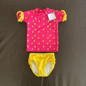 NWT Ruffle Butts Bathing Suit - 3T